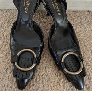 YSL heel sandals vintage